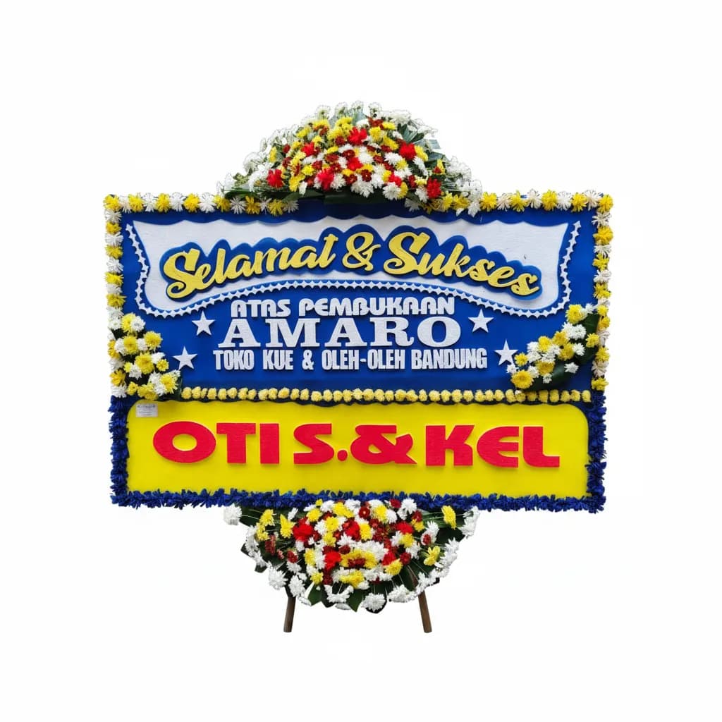 Bunga Papan Selamat dan Sukses - Desti Florist Bandung